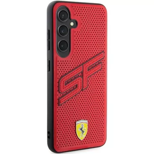 Ferrari Big SF Perforated tok Samsung Galaxy S24 Plus - piros-3666339242510 4 kép