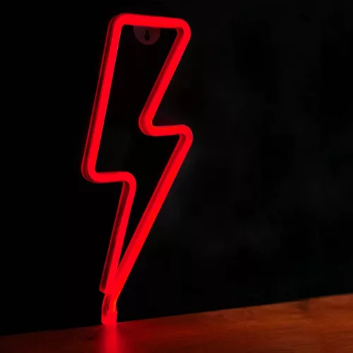 Forever Light Neon LED Villám piros-5900495949394 2 kép