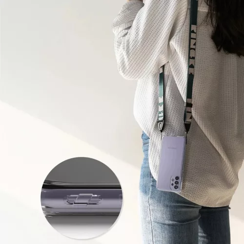 Samsung A32 4G Ringke Fusion PC és TPU tok matt átlátszó (FMSG0011-8809785456680 5 kép