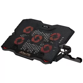 XTRIKE ME Laptop Hűtőpad Beépített Telefon Tartóval FN-813 Fekete-6932391928240 2 kép