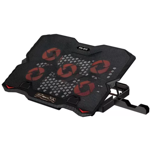 XTRIKE ME Laptop Hűtőpad Beépített Telefon Tartóval FN-813 Fekete-6932391928240 2 kép