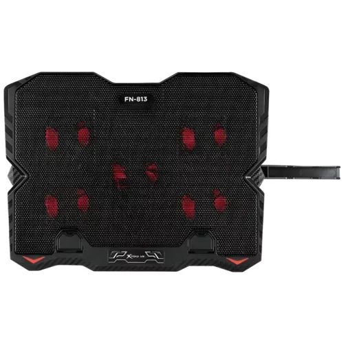XTRIKE ME Laptop Hűtőpad Beépített Telefon Tartóval FN-813 Fekete-6932391928240 7 kép
