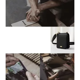 Samsung Galaxy Z Flip Ringke Folio Signature valódi bőr tok vállpá-8809716077793 2 kép