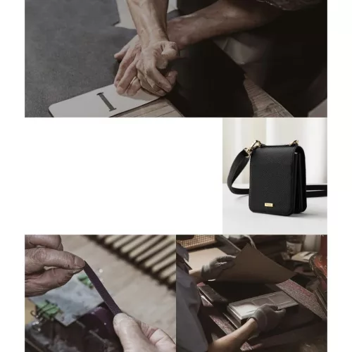 Samsung Galaxy Z Flip Ringke Folio Signature valódi bőr tok vállpá-8809716077793 2 kép