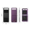 Samsung Galaxy Z Flip Ringke Folio Signature valódi bőr tok vállpá-8809716077793 8 kép