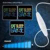 Forever Light Neon PLEXI LED EAT SLEEP GAME sokszínű FPNE33-5906961927712 4 kép