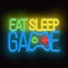 Forever Light Neon PLEXI LED EAT SLEEP GAME sokszínű FPNE33-5906961927712 6 kép