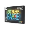 Forever Light Neon PLEXI LED EAT SLEEP GAME sokszínű FPNE33-5906961927712 7 kép