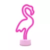 Neon LED állvánnyal FLAMINGO rózsaszín USB-C FSC-11 Forever Light-5900495048271 1 kép