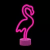 Neon LED állvánnyal FLAMINGO rózsaszín USB-C FSC-11 Forever Light-5900495048271 3 kép