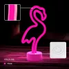 Neon LED állvánnyal FLAMINGO rózsaszín USB-C FSC-11 Forever Light-5900495048271 5 kép