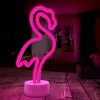 Neon LED állvánnyal FLAMINGO rózsaszín USB-C FSC-11 Forever Light-5900495048271 6 kép