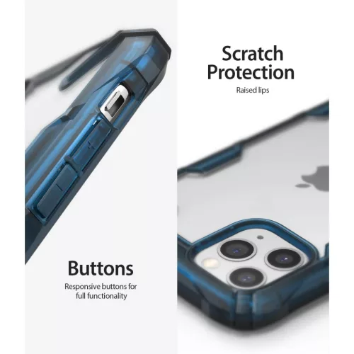 Ringke Fusion X iPhone 11 Pro tok Space Blue-8809688891502 3 kép