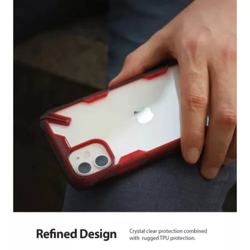 iPhone 11 Pro tok Ruby Red Ringke Fusion X-8809688891533 2 kép
