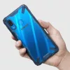 Samsung A30 tok Ringke Fusion X PC TPU kerettel kék színben-8809659044050 6 kép