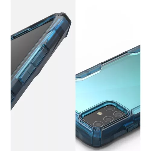 Samsung Galaxy A51 Ringke Fusion X tok kék (FUSG0038)-8809688896842 4 kép