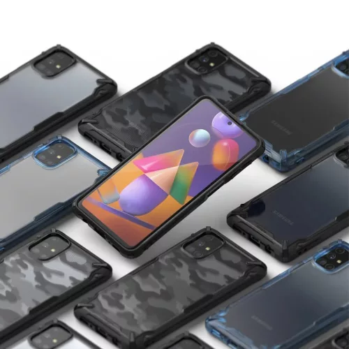 Ringke Fusion X tok Samsung Galaxy M31s fekete (FUSG0063)-8809758103252 8 kép