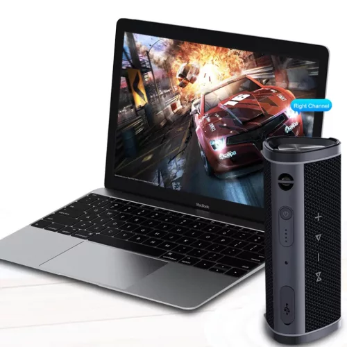 Awei Hordozható Bluetooth Hangszóró Y331 TWS vízálló IPX6 Fekete-6954284051699 3 kép