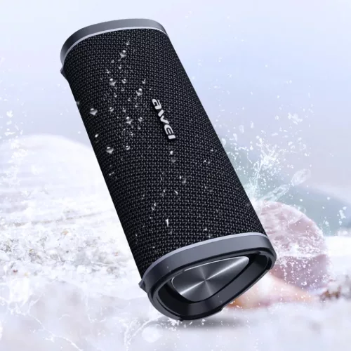Awei Hordozható Bluetooth Hangszóró Y331 TWS vízálló IPX6 Fekete-6954284051699 6 kép