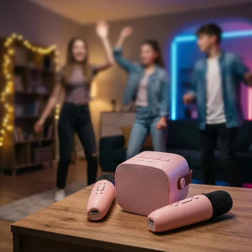 Blavec Hordozható Bluetooth Hangszóró WS-07 Karaoke Parti - 5W 2 mi-5900217504047 6 kép