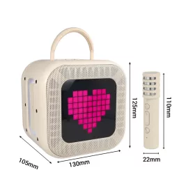 Blavec Hordozható Bluetooth Hangszóró WS-09 Karaoke Fun - 10W két -5900217504238 2 kép