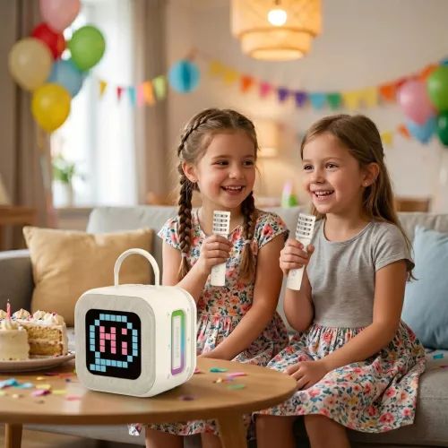Blavec Hordozható Bluetooth Hangszóró WS-09 Karaoke Fun - 10W két -5900217504238 5 kép