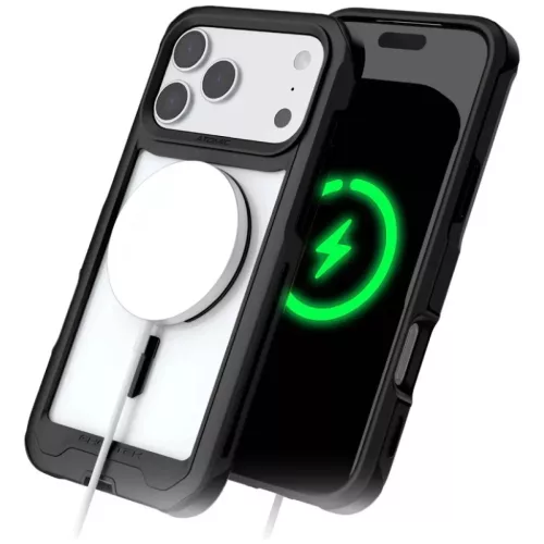 iPhone 17 Pro Max Ghostek Atomic Slim MagSafe fekete tok-840235314622 7 kép