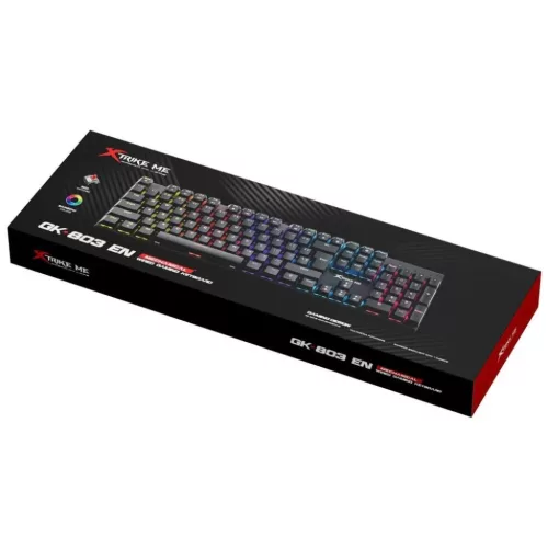 XTRIKE ME GK-803 EN Gaming Billentyűzet fekete-6932391939116 5 kép