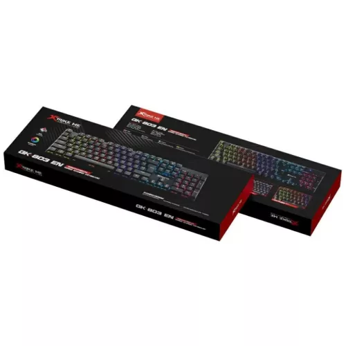 XTRIKE ME GK-803 EN Gaming Billentyűzet fekete-6932391939116 6 kép