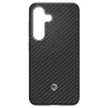  Samsung Galaxy S25 fekete Spigen Enzo Aramid GP-FPS931PGABW szilikon tok beépített MagFit gyűrűvel