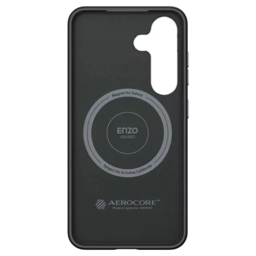  Samsung Galaxy S25 fekete Spigen Enzo Aramid GP-FPS931PGABW szilikon -8809971239523 2 kép