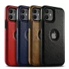 iPhone 13 Pro PU bőr tok sötétkék Alphajack- 2 kép