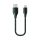 Forever Core kábel USB - USB-C 0,2 m 3A fekete,