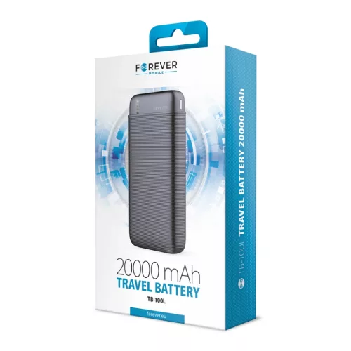 Forever power bank TB-100L 20000 mAh fekete-5900495829214 8 kép