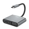 XO adapter HUB HUB001 4in1 ezüst-6920680877386 2 kép