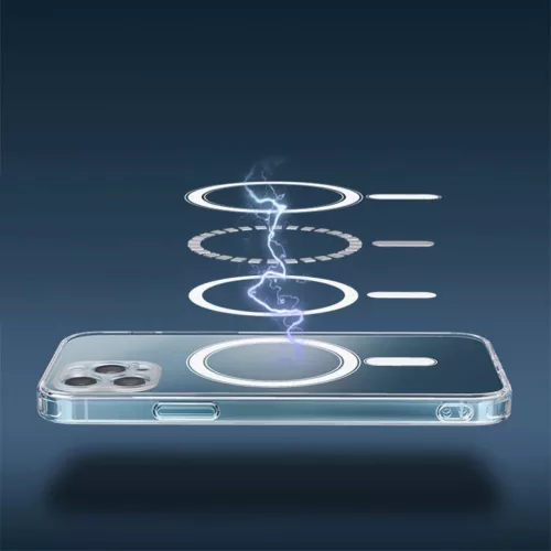 Anti Shock 1,5 mm Mag tok iPhone 13 Pro Max 6,7" átlátszó kameravé-5900495033581 6 kép