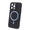 Szilikon Mag tok iPhone 13 Pro Max 6,7" fekete tok-5900495045782 1 kép