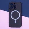 Szilikon Mag tok iPhone 13 Pro Max 6,7" fekete tok-5900495045782 4 kép