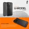 Ugly Rubber UMODEL tok iPhone 13 6,1" átlátszó fekete tok-8809959489155 9 kép