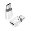 XO adapter NB256G microUSB - USB-C fehér-6920680851911 2 kép