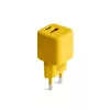 COLORUM hálózati töltő USB-A + USB-C PD 30W CLS30-AC-05 sárga-5907457718593 2 kép
