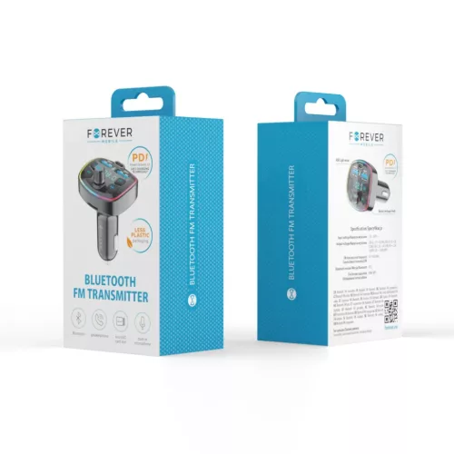 Forever FM transmitter Bluetooth TR-360 fekete-5907457722347 3 kép