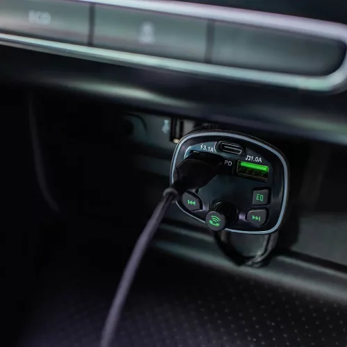 Forever FM transmitter Bluetooth TR-360 fekete-5907457722347 6 kép