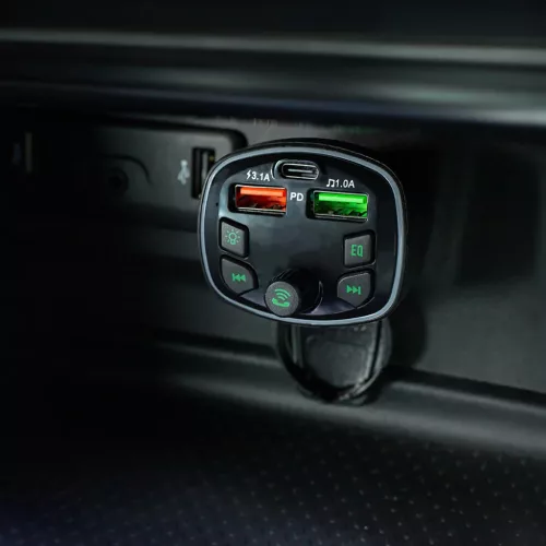 Forever FM transmitter Bluetooth TR-360 fekete-5907457722347 7 kép