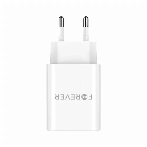 Forever TC-07-30AC PD QC töltő 1x USB-C 1x USB 30W fehér + USB-C - -5907457738447 5 kép