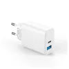 Forever TC-07-30AC PD QC töltő 1x USB-C 1x USB 30W fehér + USB-C - -5907457738447 6 kép