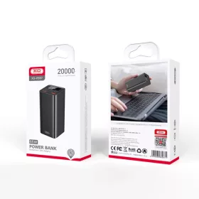 XO laptop power bank PB97 65W 20000mAh fekete-6920680830671 2 kép