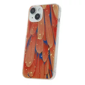 Arany Glam tok Samsung Galaxy A14 4G / A14 5G, narancssárga tok-5907457743861 2 kép