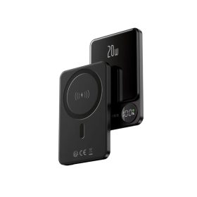   Forever vezeték nélküli powerbank MATB-200 20W PD 5000 mAh mágneses fekete