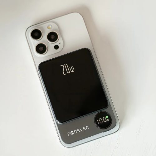 Forever vezeték nélküli powerbank MATB-200 20W PD 5000 mAh mágnese-5907457744226 6 kép